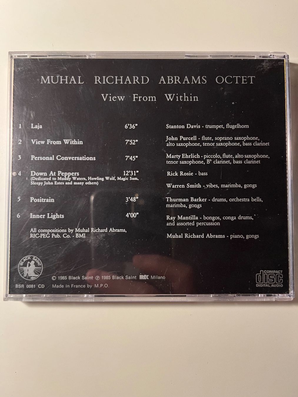 CDs: MUHAL RICHARD ABRAMS OCTET - VIEW FROM WITHIN – Gebraucht aus Lausanne von sbar224 1