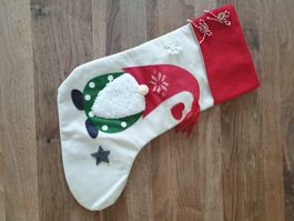 Weihnachtssack Nikolausstiefel Deko Weihnachten Xmas Socken