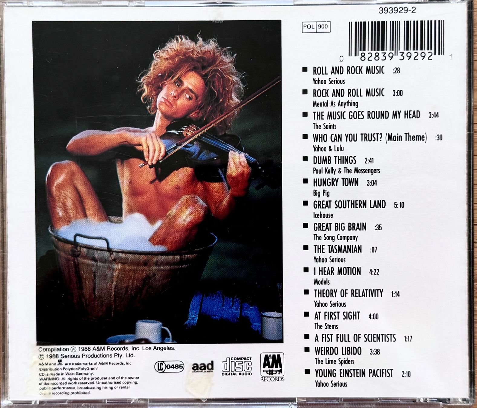 CD: CD Young Einstein - Serious motion picture soundtrack – Usato da Zürich venduto da tomakomai 1