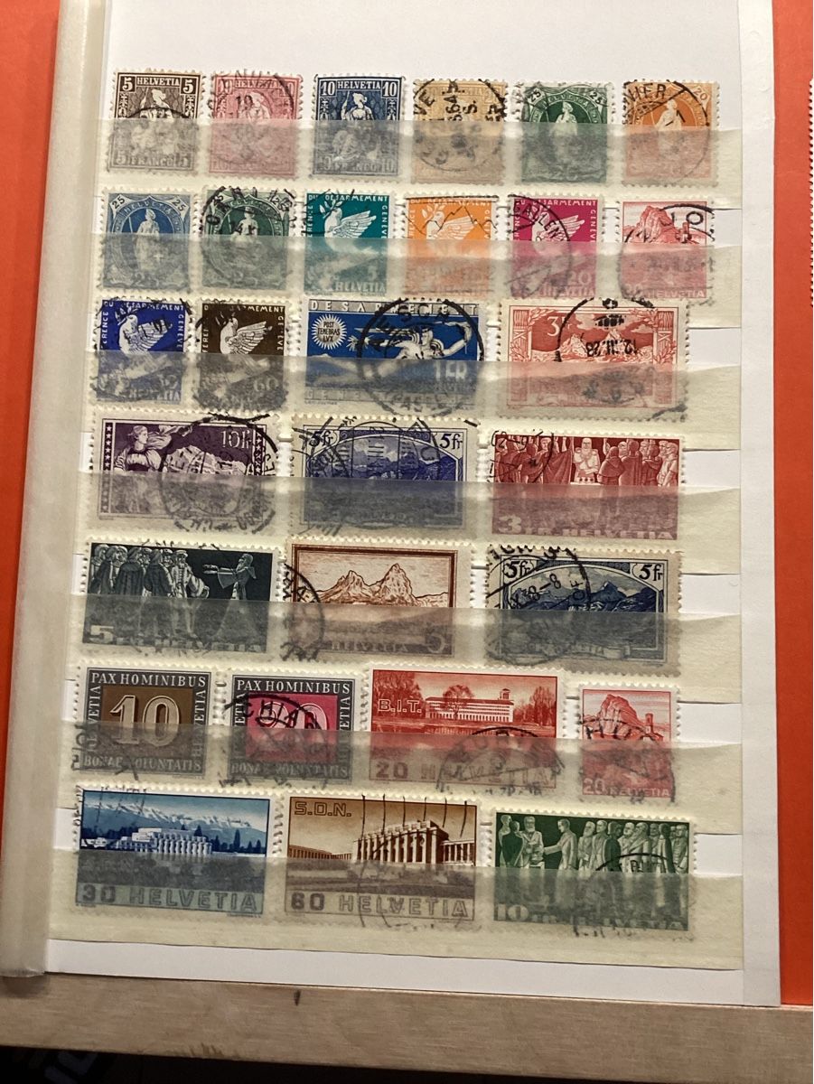 Alle Briefmarken: 🇨🇭Briefmarken gestempelt – Gebraucht aus Thun von soernst 1
