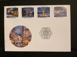 FDC WEIHNACHTEN 2025 - mit BOGENZAEHNUNG !!!