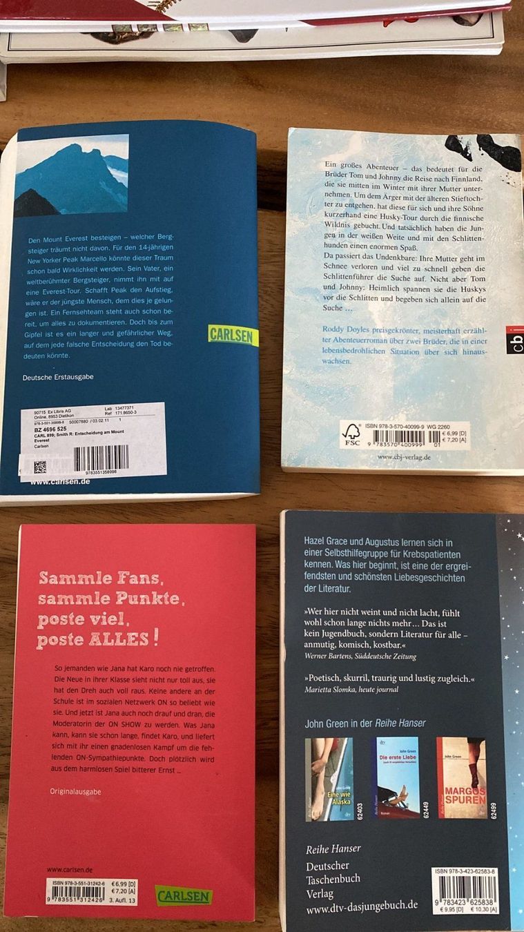 Livres: Jugend Bücher, Carlsen, dtv, cbj – D'occasion à Dagmersellen par Arcticsnow2017 6