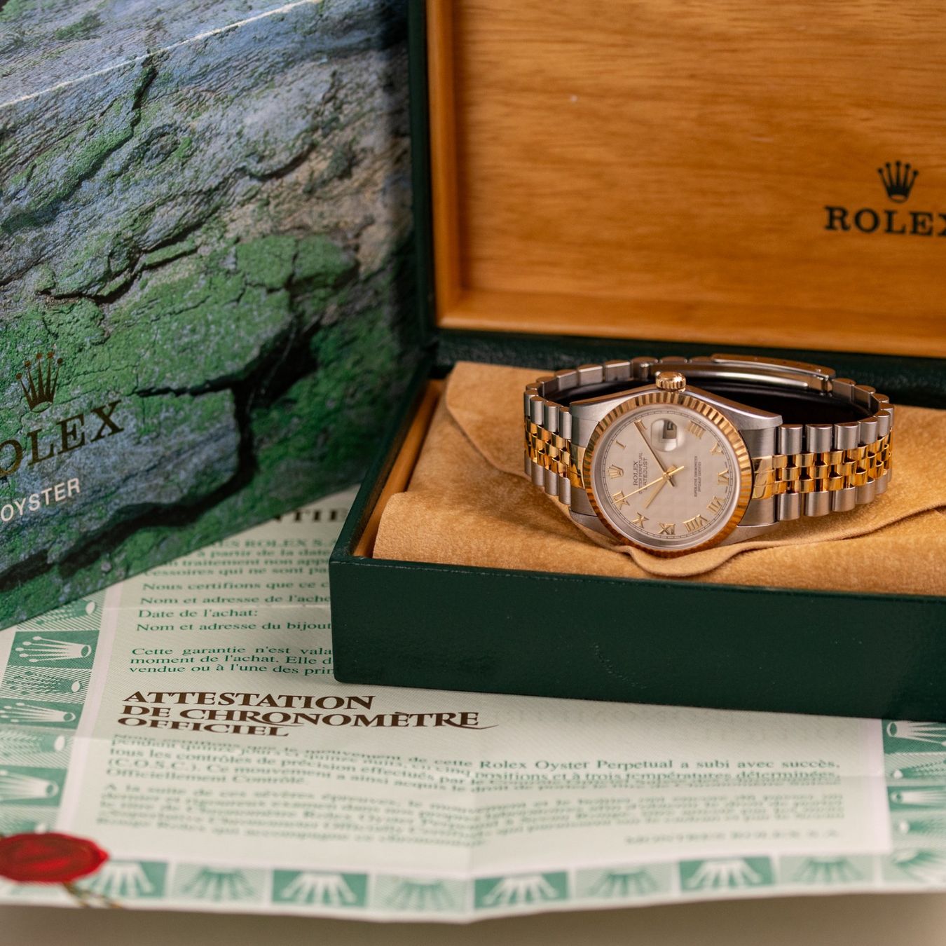 Rolex Orologi: Rolex Datejust 36/ 16233 / 1997 / Pyramid Dial / Full Set – Usato da Luzern venduto da PrimeSwissTime 9