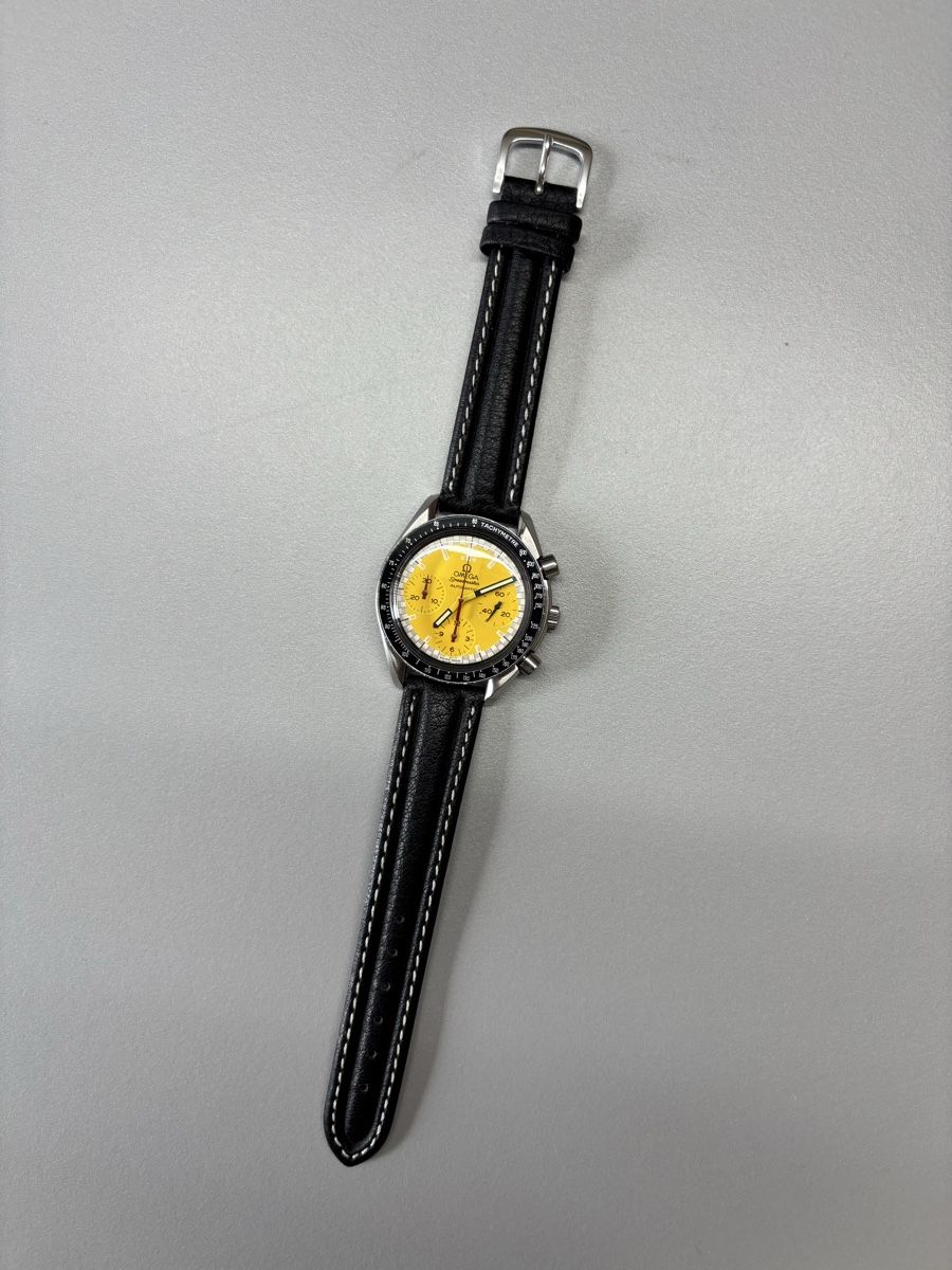 Omega Uhren: Omega Speedmaster Reduced Schumacher Gelb – Gebraucht aus Evilard von Phipou 1