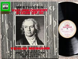 Beethoven Violinkonzert Menuhin Silvestri Erstpressung DE LP