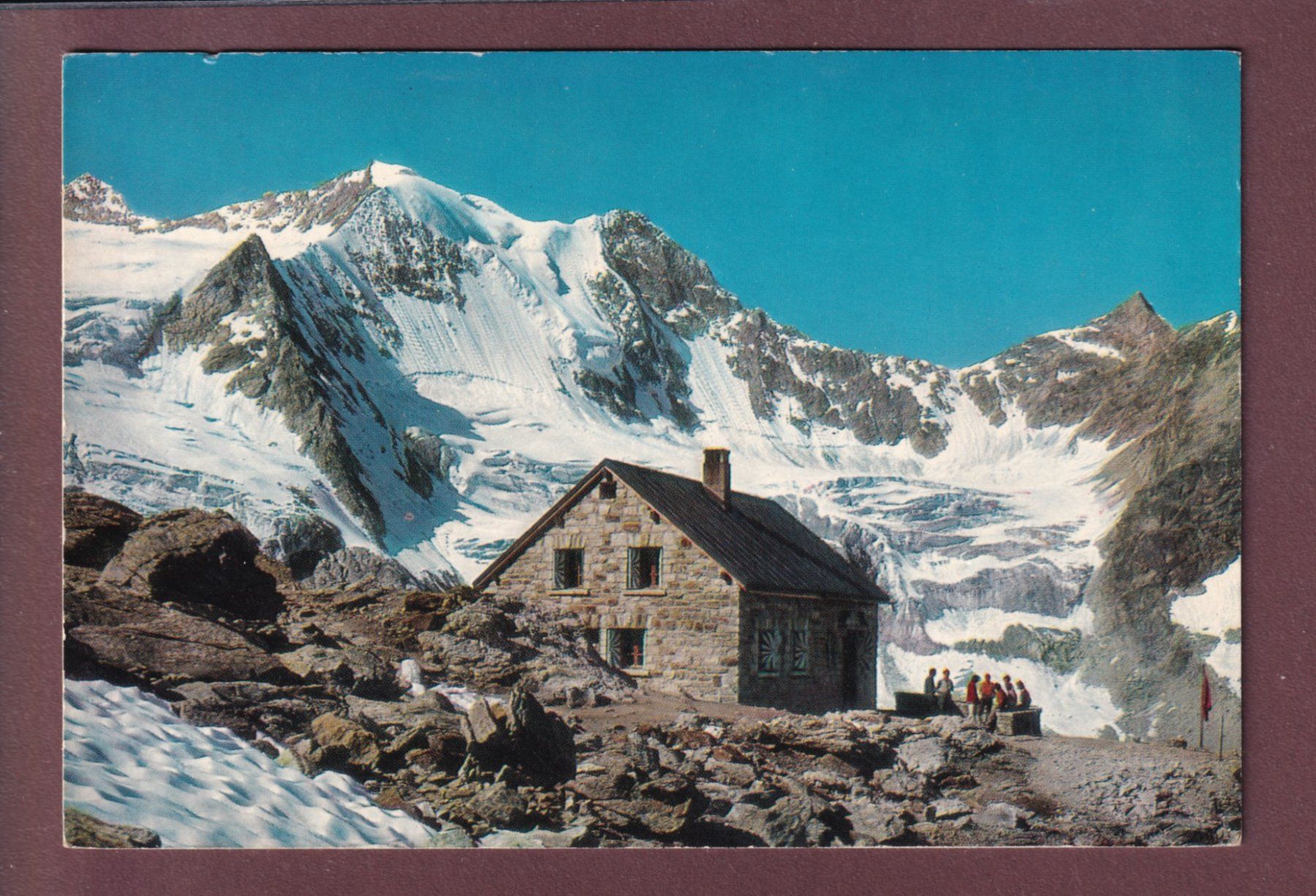 Ansichtskarten: Cabane et Glacier de MOIRY - 1964 – Gebraucht aus Pully von nicecards