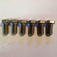 6 Sechskantschrauben M 14 x 30 mm ROSTFREI NEU