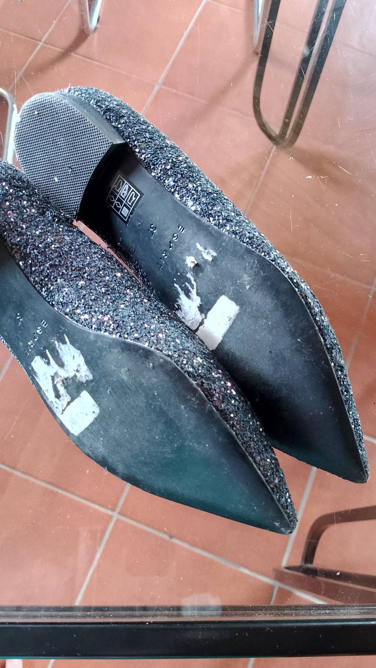Esprit Damenschuhe: Esprit Pumps. Dunkelblau Glitzeroptik – Neu (gemäss Beschreibung) aus Mesocco von tri_y8km 2