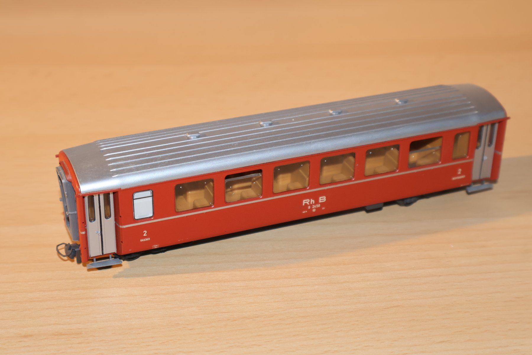 Bemo Modellini di ferrovie: 3 Bemo Personnenwagen rot – Usato da La Tour-de-Peilz venduto da valoute 5