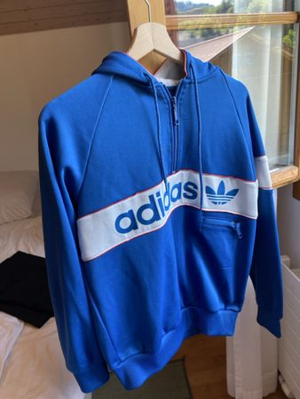 Adidas Trainingspullover Gr. S/36 S blau