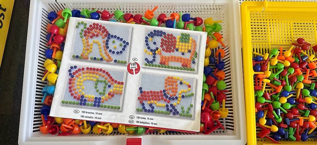 Giochi: Steckmosaik / Steckspiel  grosses Set – Usato da Eglisau venduto da magier007 1