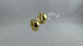 Ohrringe / Creolen in 750 Gold / 18 Karat