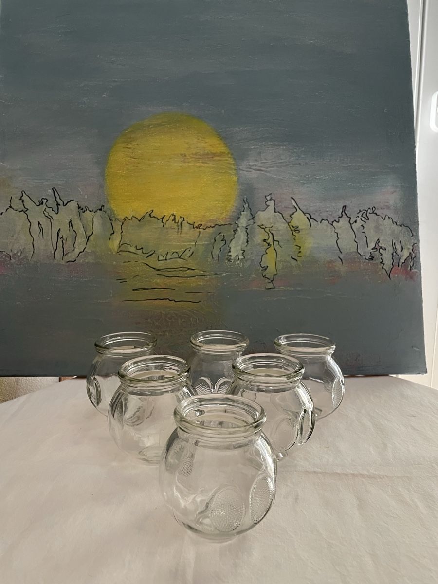 Tutte le decorazioni: 6 Gläser als Deko/Windlicht/Vase – Nuovo (secondo la descrizione) da Glis venduto da taisiya078