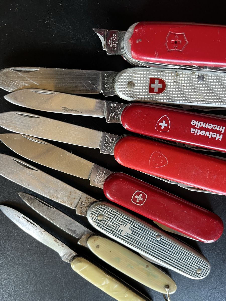 Schweizer Armee Coltelli tascabile: 8 Sackmesser Militärmesser – Usato da Wiesenberg venduto da swissantik 5