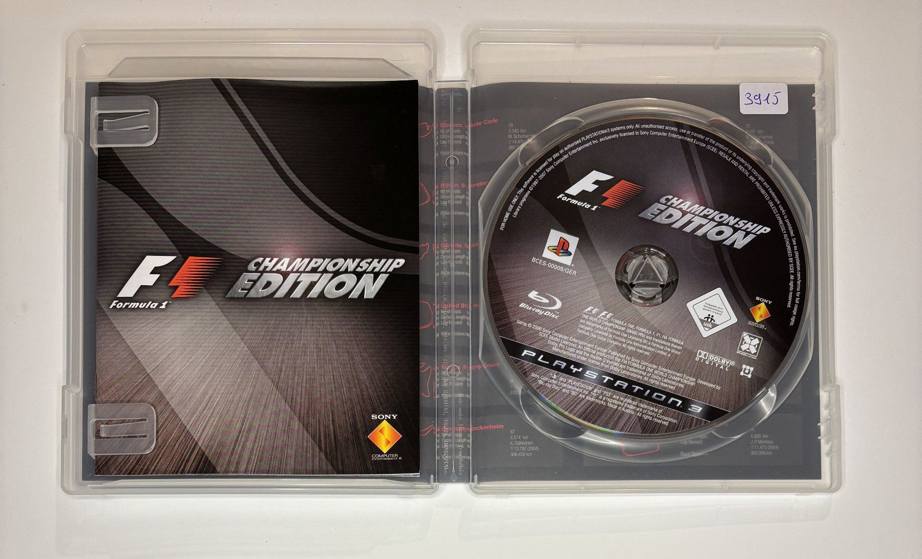 Giochi: PS3 - Formula One Championship Edition – Usato da Allschwil venduto da Bullach 1