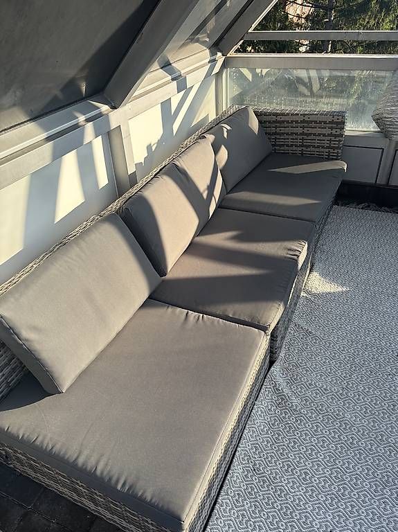 Liegen & Liegestühle: Garten Lounge Sofa Rattangeflecht grau Sesselmodul guter ... – Gebraucht aus Zürich von nic_x8t7