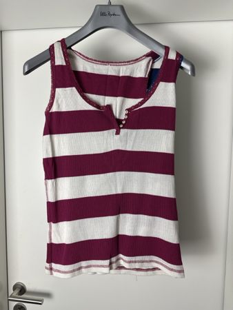Zwei gestreifte Sommer Tops, Grösse L