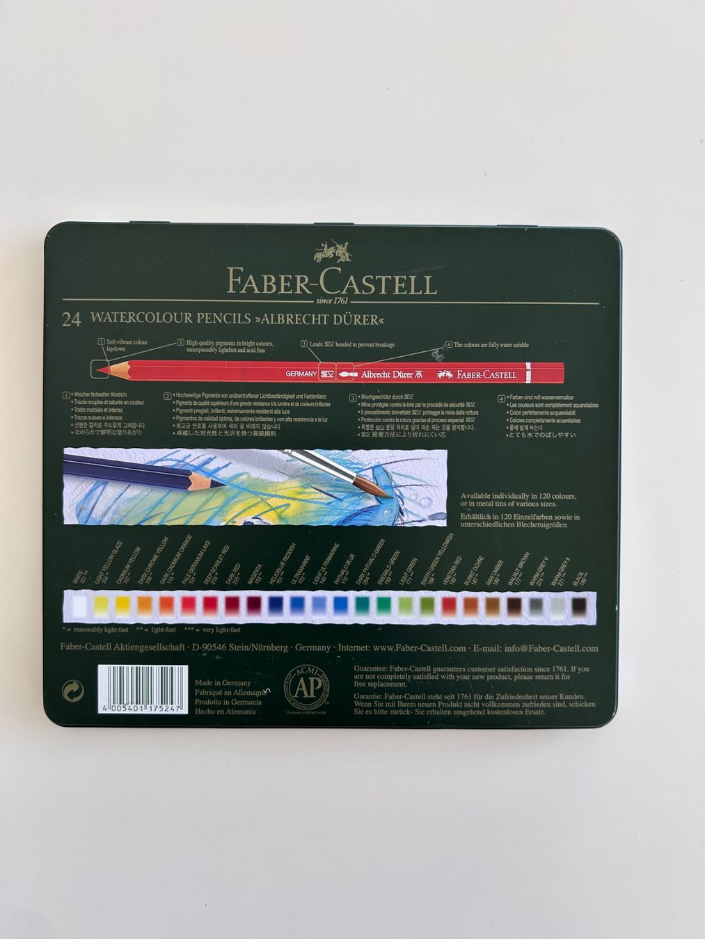 Faber-Castell Matite, matite colorate & gessi: Faber-Castell Aquarellstifte Set Albrecht Dürer – Usato da St. Gallen venduto da look-twice 2