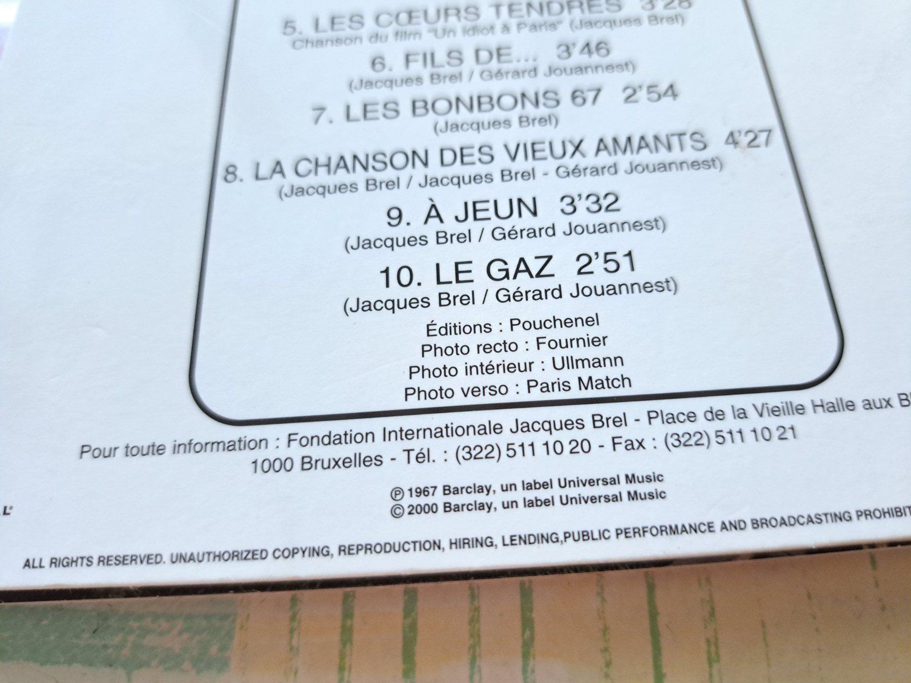 CD: Cd Jacques Brel - Jacques Brel 67 ( Edition de Luxe ) – Usato da Pully venduto da bro_n52j 3