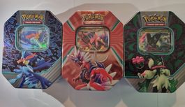 Paldea Legends tin  EX miascarade koraidon palmaval