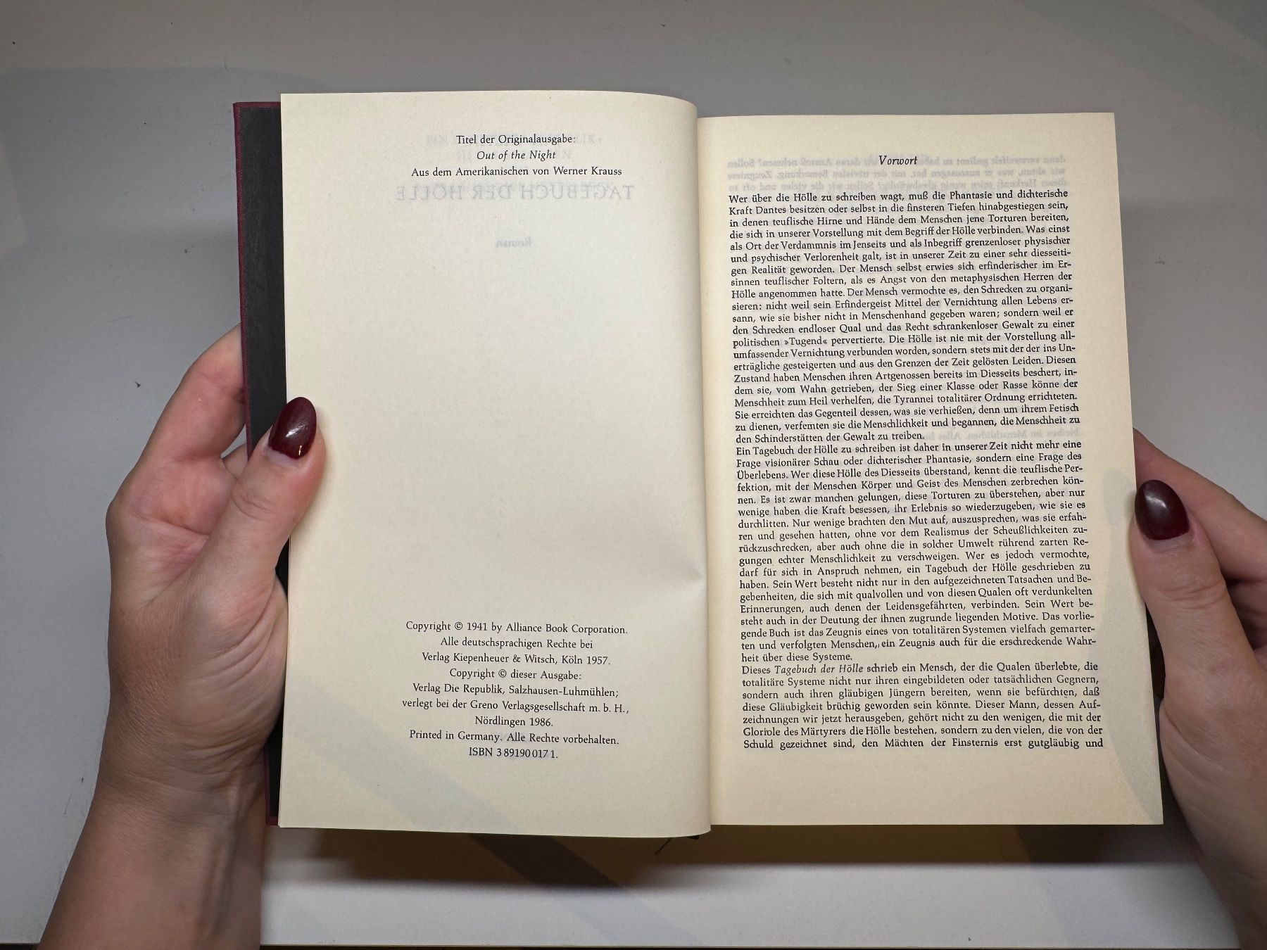 Libri: ROMAN: Valtin, Tagebuch der Hölle – Usato da Grosswangen venduto da Deutsche_Romane 4