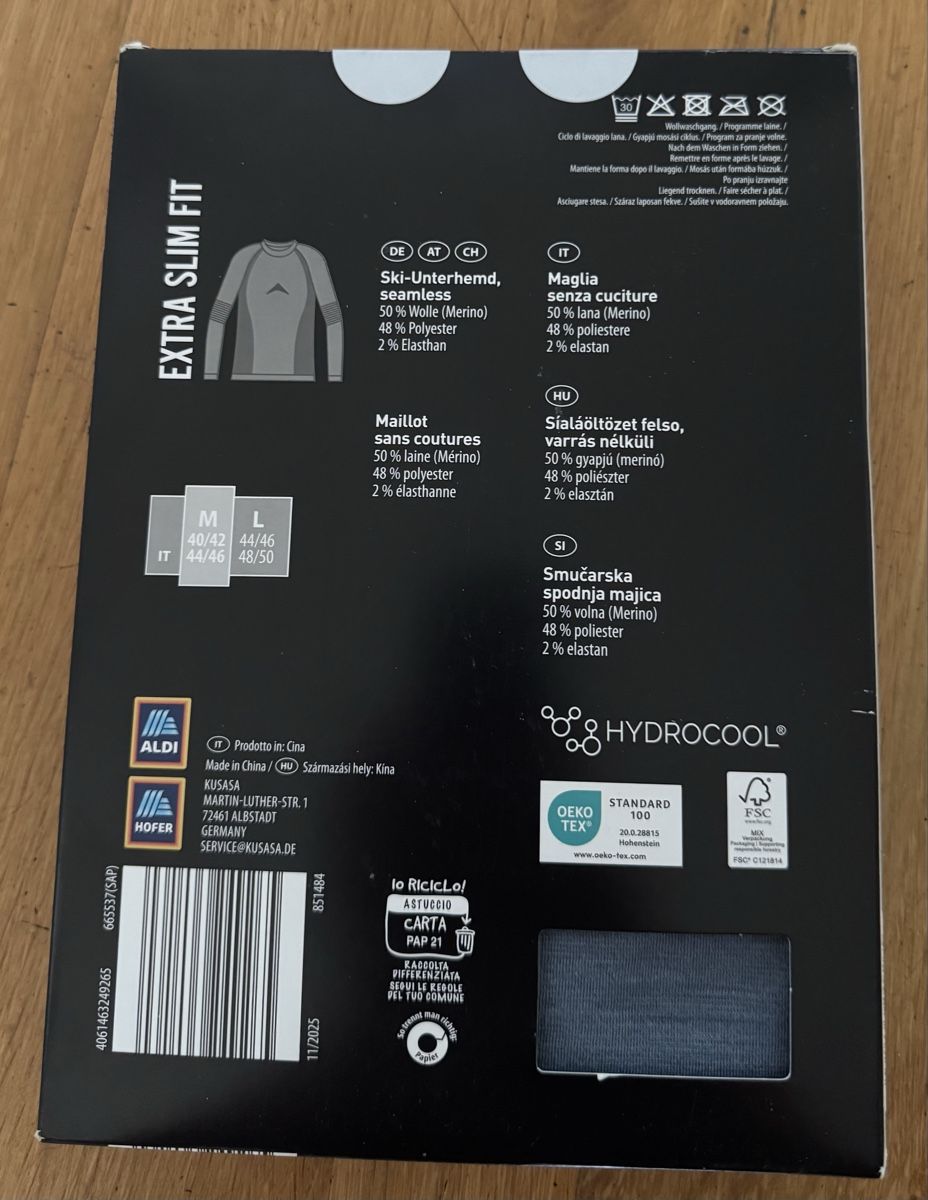 Unterwäsche: Ski Unterhemd, 40/42 – Neu und originalverpackt aus Gümligen von morticiaaddams 1