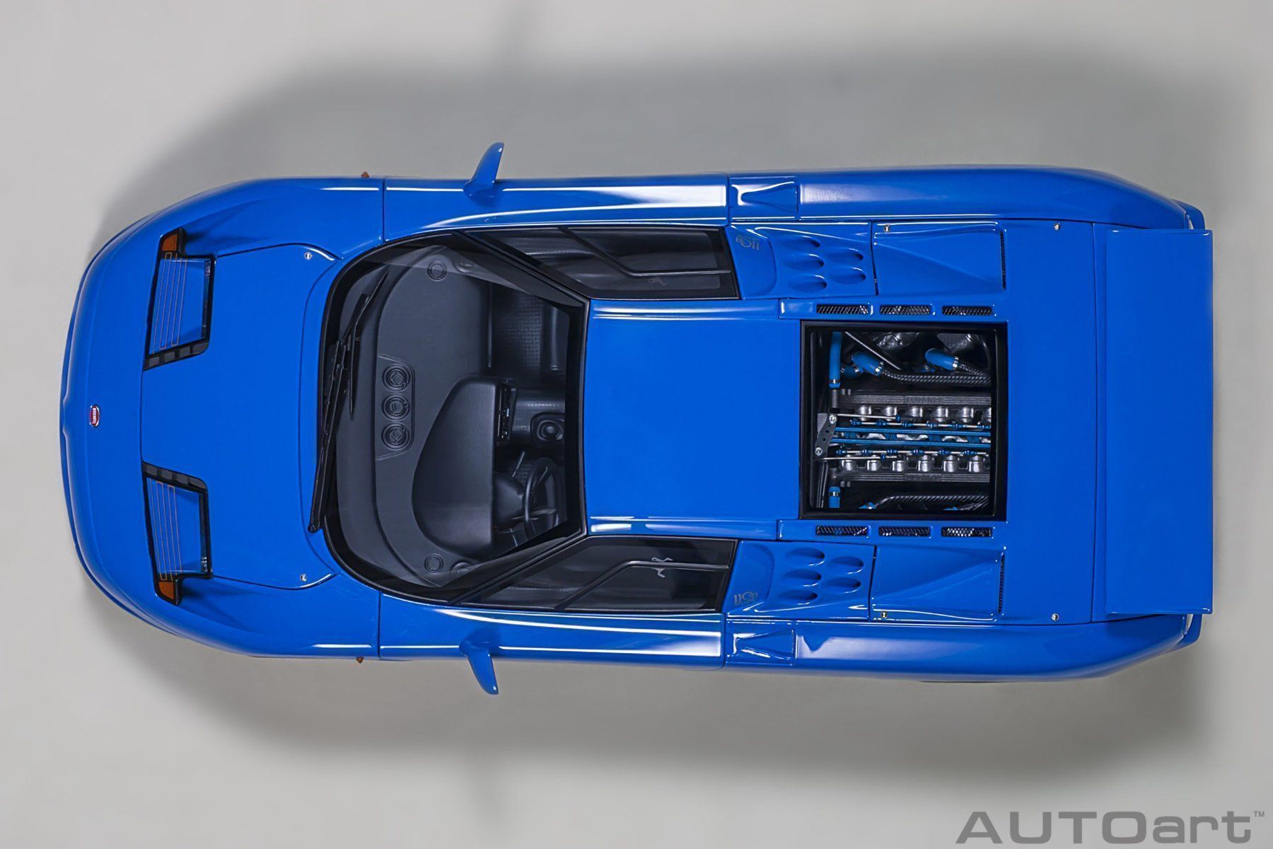 Autoart Modellini d'auto: 1:18 Bugatti EB110 SS 1994, blue AUTOart 70917 – Nuovo e nell'imballaggio originale da Rothenburg venduto da artandcars 7