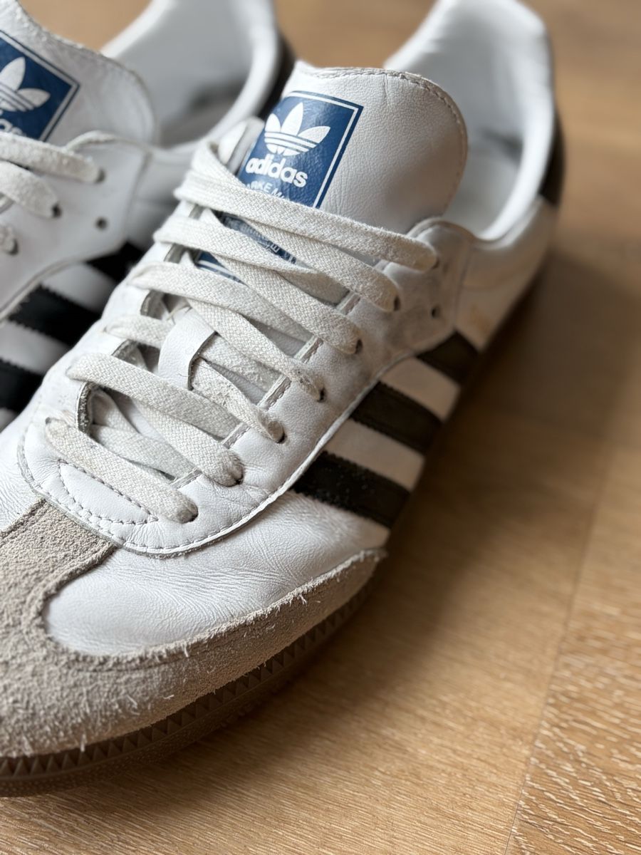 Adidas Herrenschuhe: Adidas Samba white black size EU 46 used condition – Gebraucht aus Zürich von Val_Eris 1