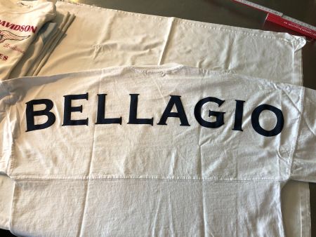 Bellagio Las Vegas T-Shirt Weiss mit Logo auf dem Rücken