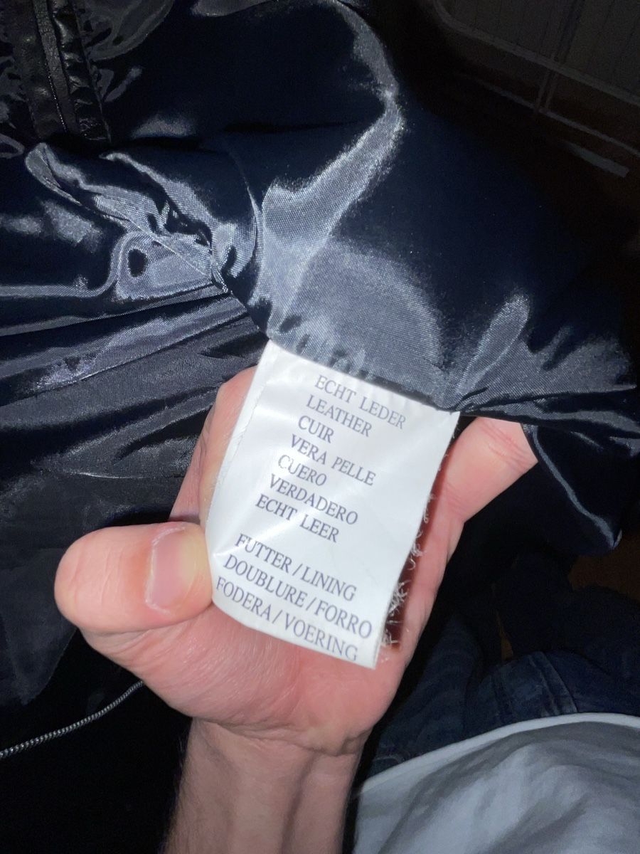 Vestes: Schwarzer Ledermantel/-jacke – D'occasion à Zürich par barale_00 4