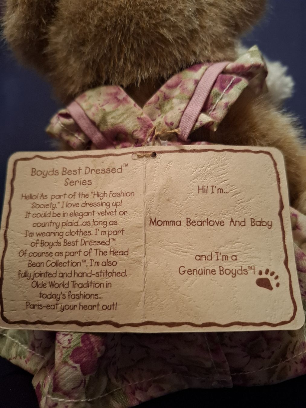 Spielzeuge: MAMA TEDDY MIT BABY VON BOYDS – Neu (gemäss Beschreibung) aus Gretzenbach von schibaya 6