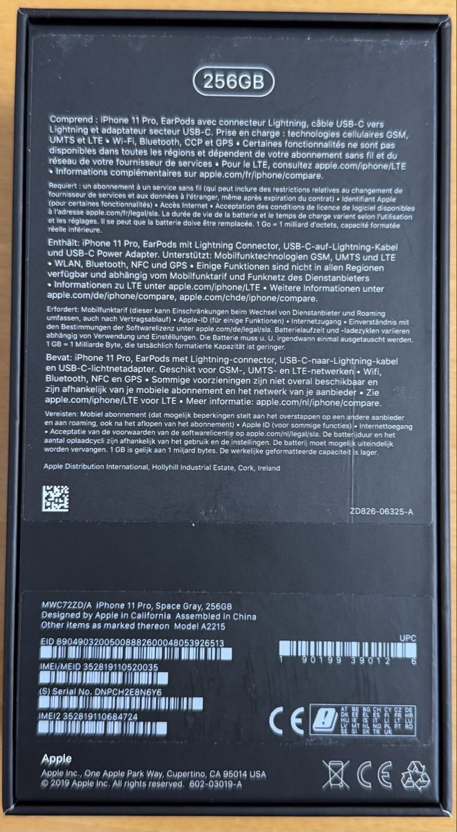 Apple Telefoni cellulari / Smartphones: Iphone 11 Pro 256 GB Space Grey – Usato da Horn venduto da Bestia-Italiana 4