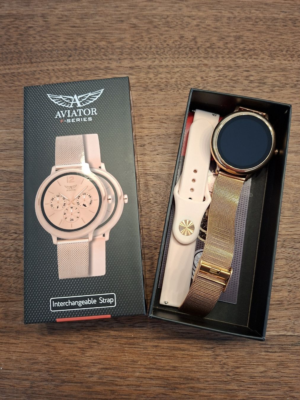 Smart Smartwatch: Aviator Smartwatch Roségold – Neuf (Voir description) à Zürich par schaalando