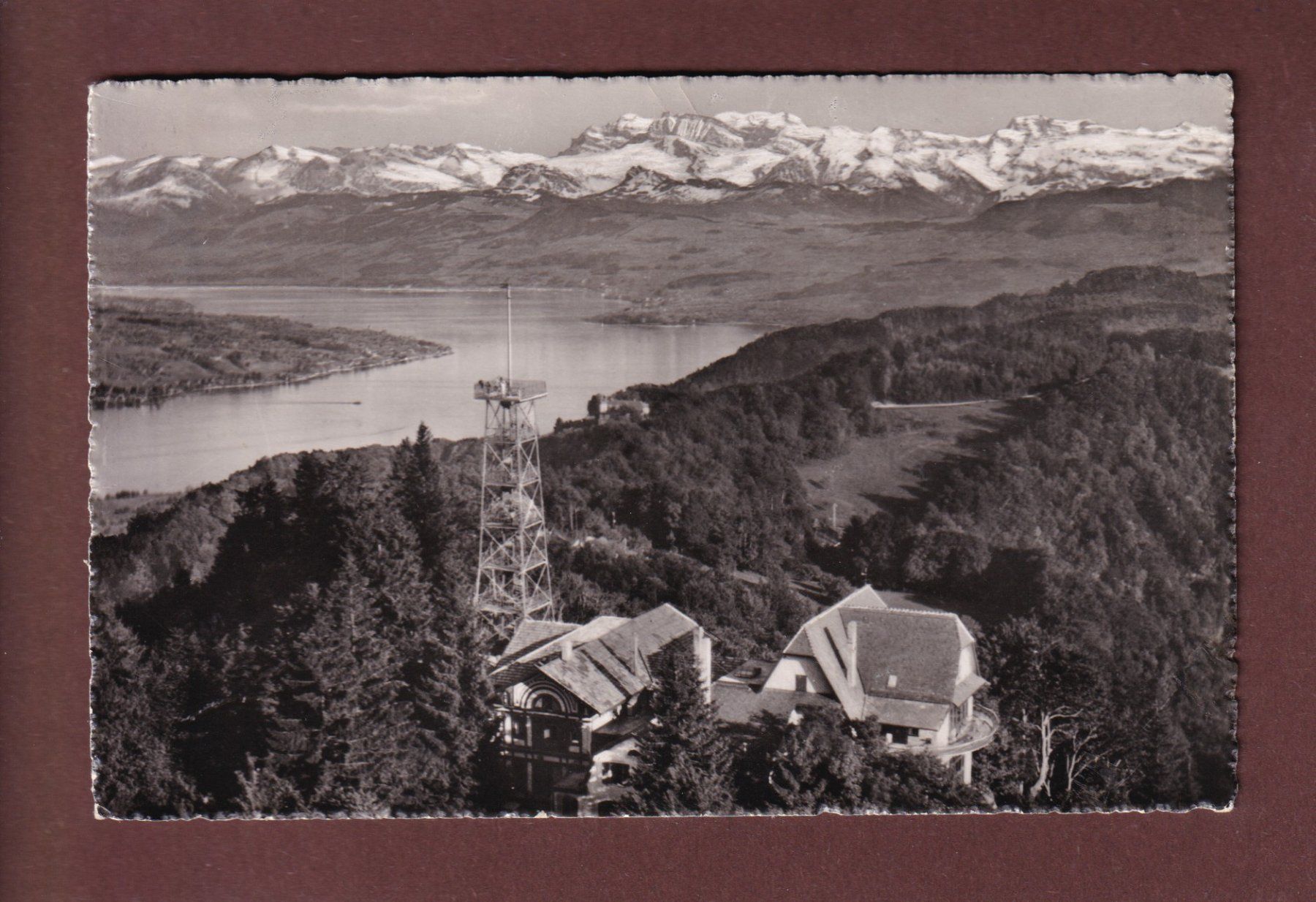 Cartoline postali: UETLIBERG - Restaurant Uto-Kulm - 1951 – Usato da Pully venduto da nicecards-shop