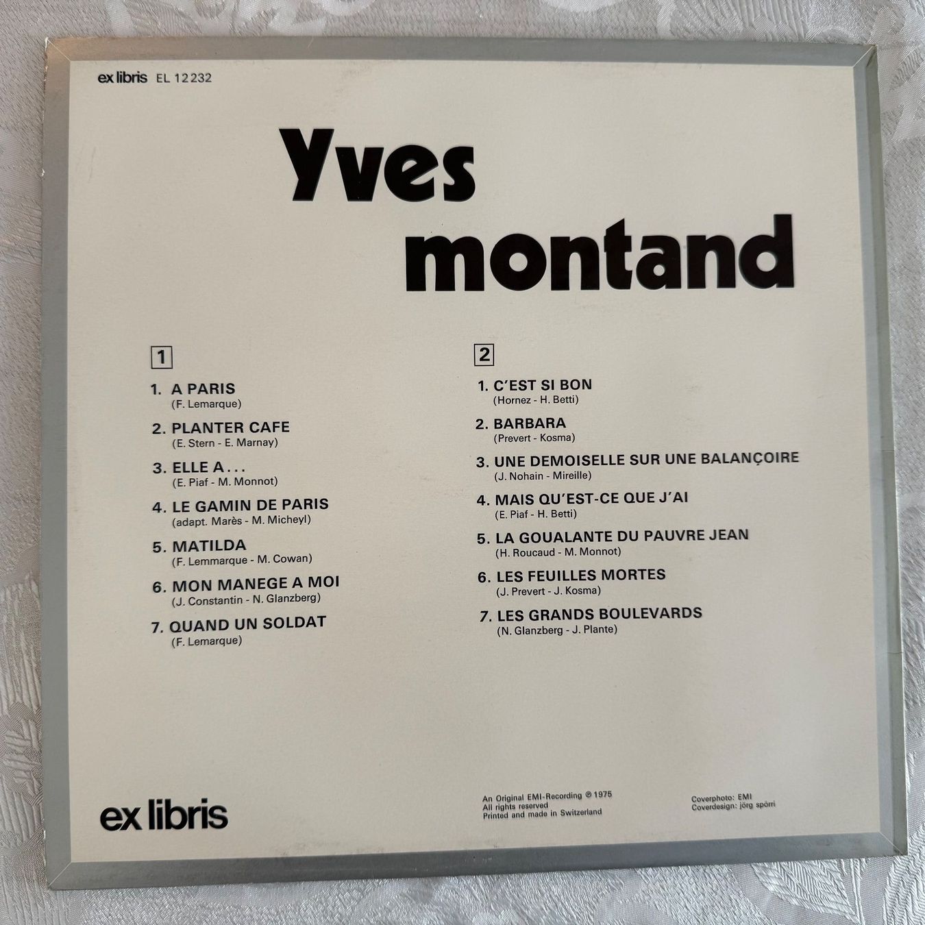 Dischi in vinile: YVES MONTAND - YVES MONTAND – Usato da Zürich venduto da fehlton 1