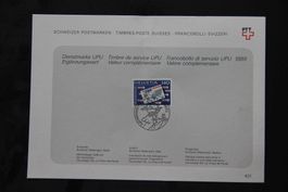 Schweiz 1989 - Dienstmarke UPU EMS 140 Rappen