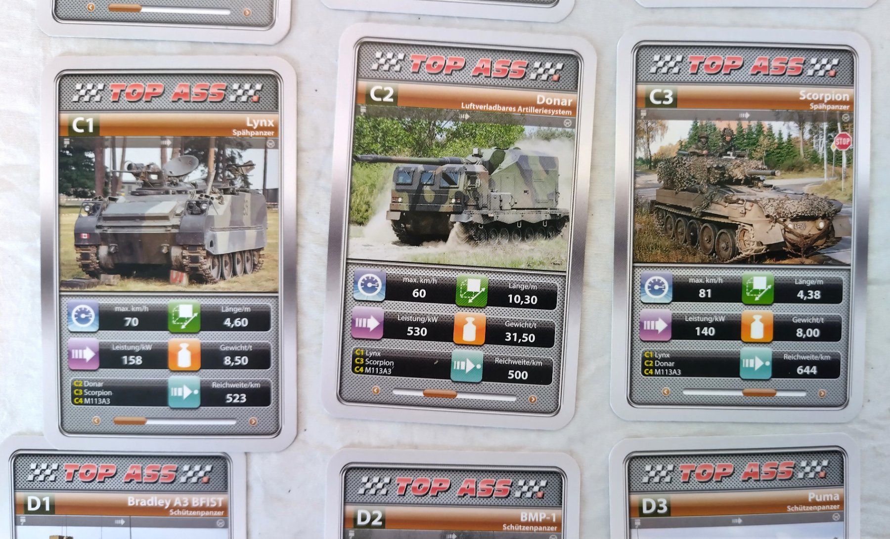 Spiele: Panzer Quartett / Zop ASS mit 32 Karten ab Fr. 4.- – Gebraucht aus Bellach von JingleJerry 5