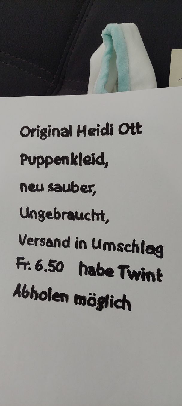 Heidi ott Puppen: Heidi Ott Puppenkleid neu  – Neu (gemäss Beschreibung) aus Muri AG von nindo1 2