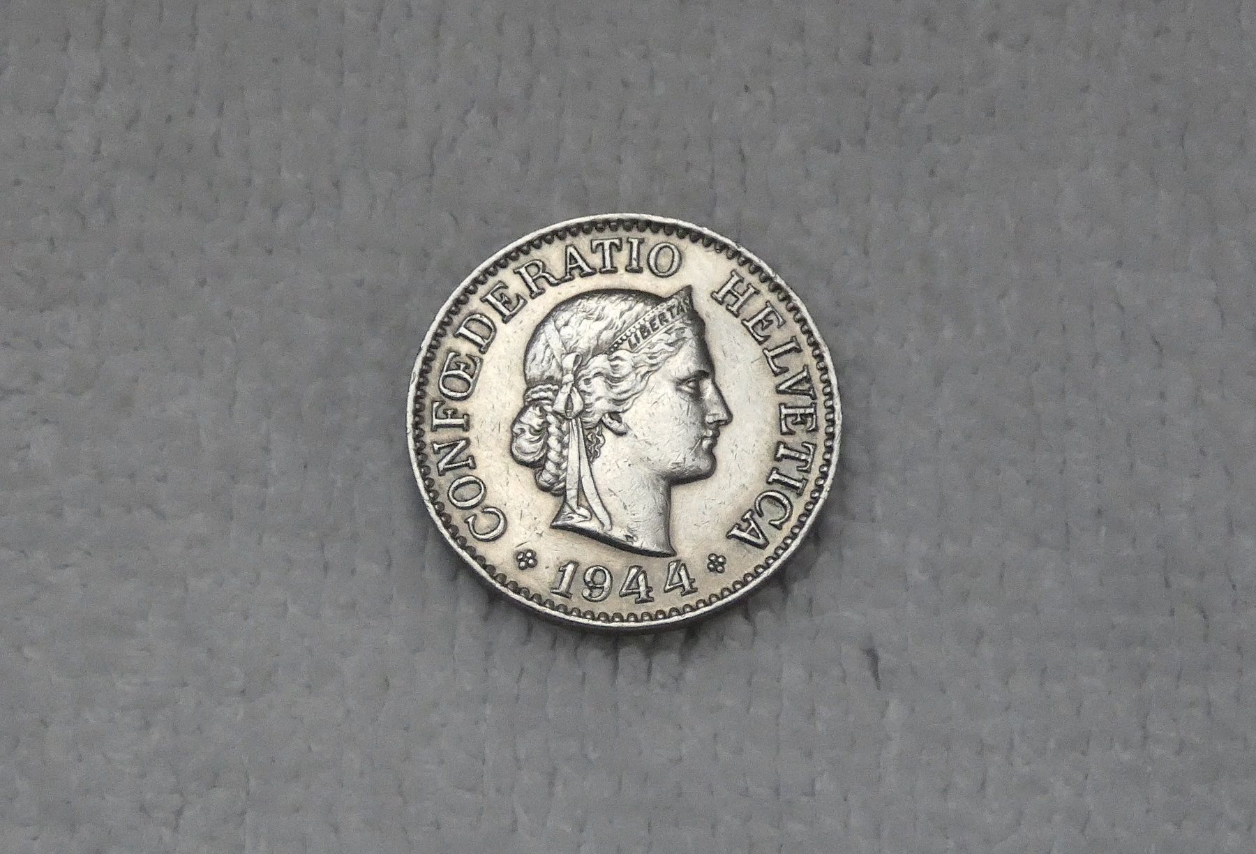 Tutti le monete: 10 centimes/rappen 1944 – Usato da Nyon venduto da Ilmi09