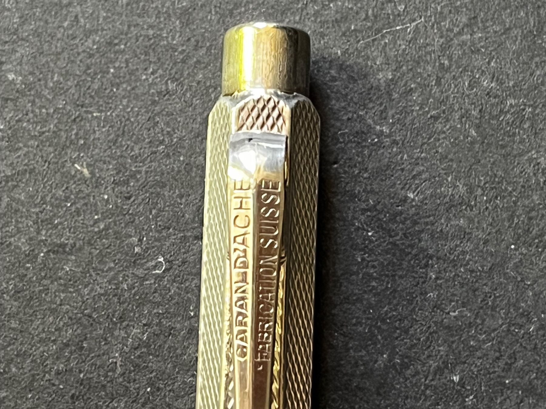 Caran D'Ache Penna & Evidenziatori: Alter Caran d’Ache Ecridor Minenhalter "Gitter" versilbert – Usato da Zürich venduto da FV.vintage 3
