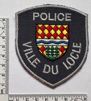 1 Polizei Abzeichen Police le Locle