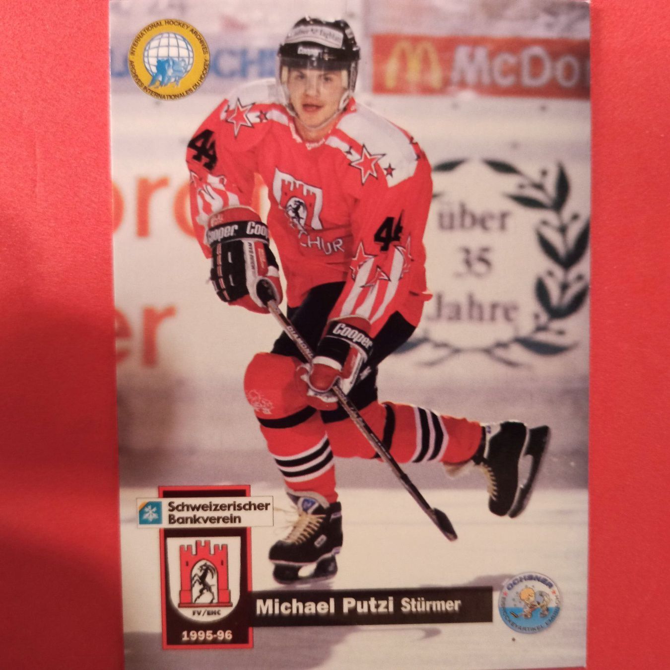 Carte collezionabili: Michael Putzi - EHC CHUR - 1995/96 – Usato da Dübendorf venduto da kb86_MOVIE