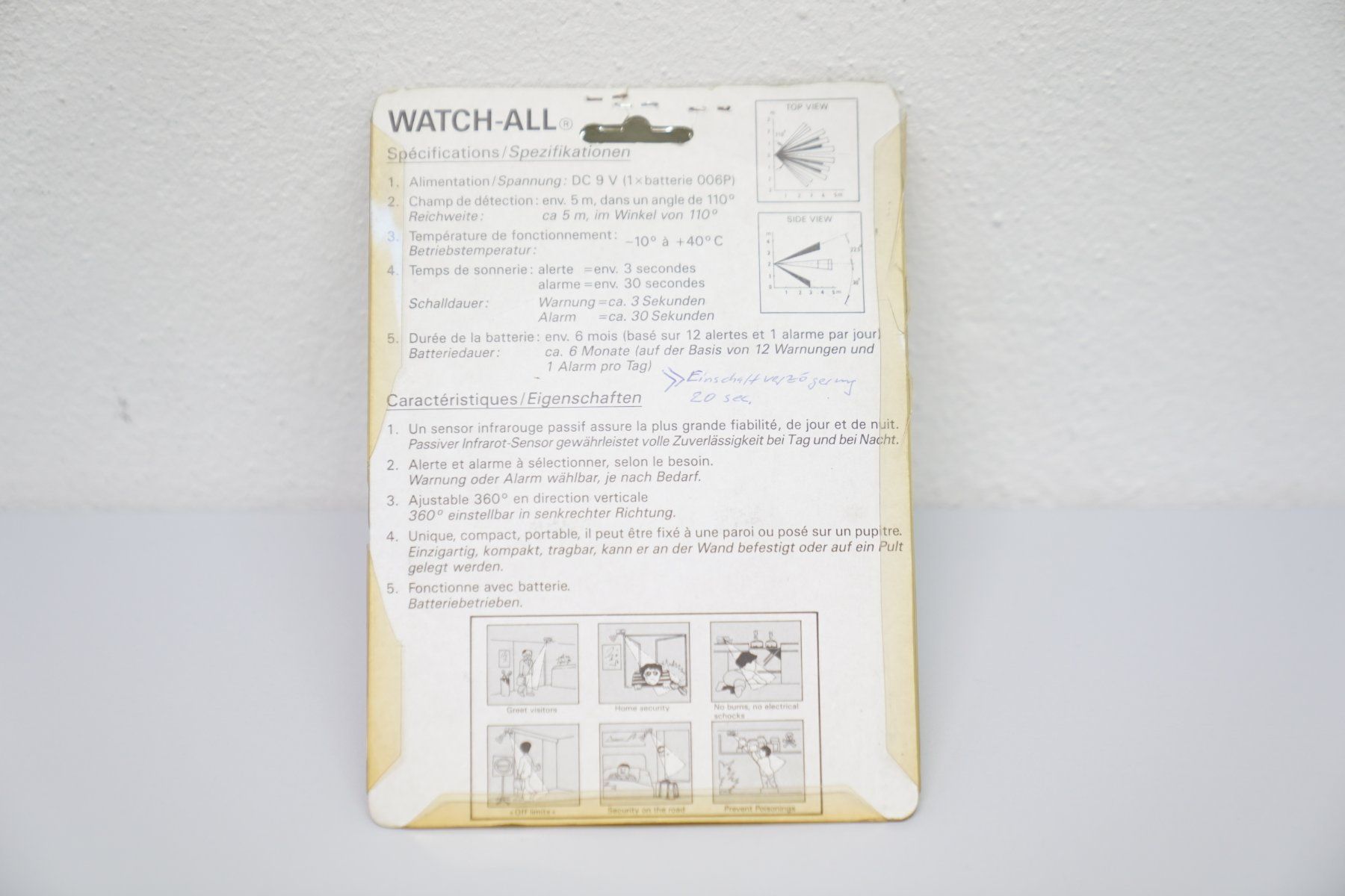 Sistemi d'allarme: Alarm Sensor C-300 – Nuovo (secondo la descrizione) da Hochdorf venduto da av-electronics 4