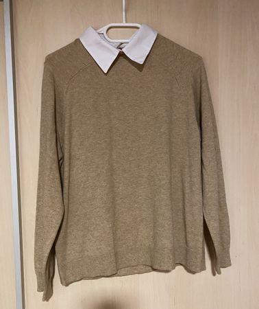Pullover mit Kragen, Gr. S