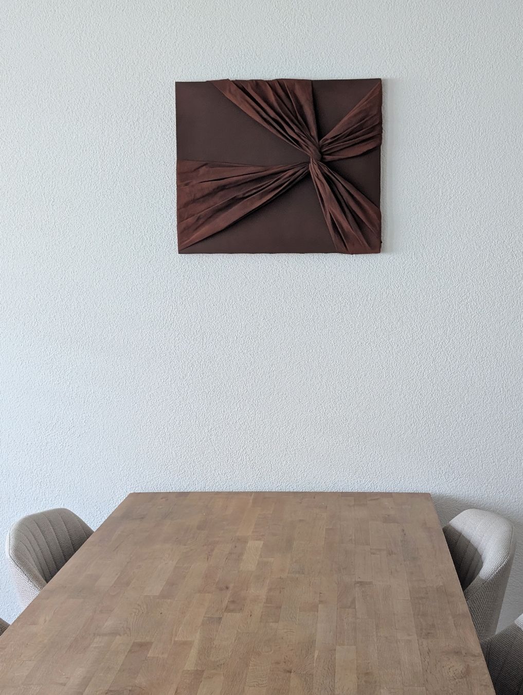 Dipinti: Unique Brown Textile Art Piece – Nuovo (secondo la descrizione) da Lachen SZ venduto da joa_rf9n 1