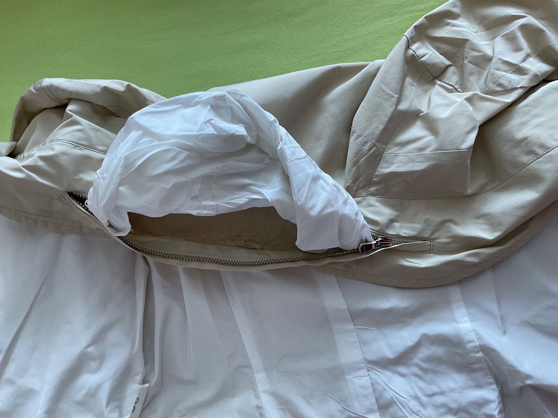 Giacche: Fabrizio Lenzi Windschutz-Jacke Gr 38, it. 44 beige – Usato da Urdorf venduto da alda02 5