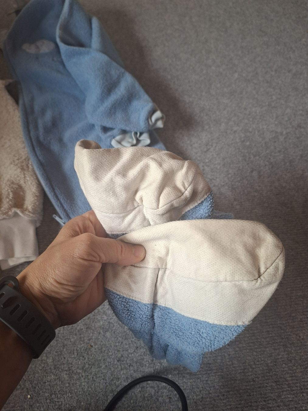 Pigiami: bébé-jou Winterpyjama, Gr. 116, hellblau – Usato da Hinwil venduto da jasangarria 3