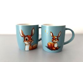 Coop Reh-Tasse aus dem Zauberwald Kindertasse Haushalt