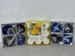 Adventszeit: Duftkerzen Teelichter, 3 Packungen, Neu!
