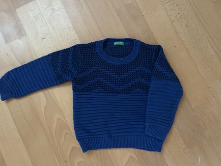 Benetton Pullover blau Gr. 80